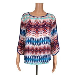 Renee C. 3/4 Sleeve Top Women's Size Medium